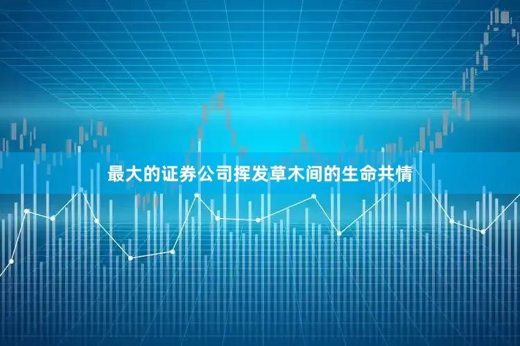 最大的证券公司挥发草木间的生命共情